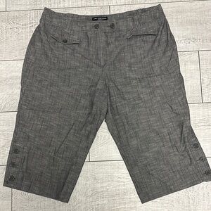 Lane Bryant Gray Capri Pants